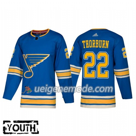 Kinder Eishockey St. Louis Blues Trikot Chris Thorburn 22 Adidas Alternate 2018-19 Authentic